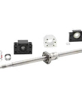 Awesome SFU2005 5mm Lead Ball Screw Kit With Machined Ends RM2005 Nut BK15 BF15 Supports Plus Coupler For DIY CNC And 3d Printer Builds kit parts