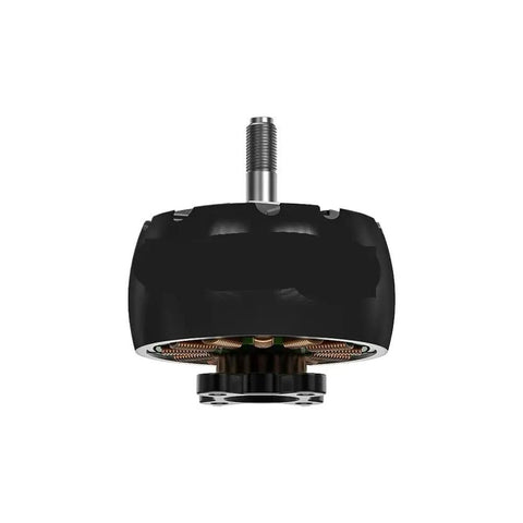 900KV Brushless Drone Motor for FPV RC Quadcopters and Drones, Dope 4-Pack, black motor front view, lightweight design