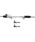 Heavy Duty Steering Rack And Tie Rod End Kit Straight Up Direct Fit For 99 Through 06 Chevy Silverado 1500 Gmc Sierra 1500, complete assembly view.