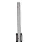 Compact Linear Rail System With 15mm Guideway for precision motion, 200mm length, steel construction, side view