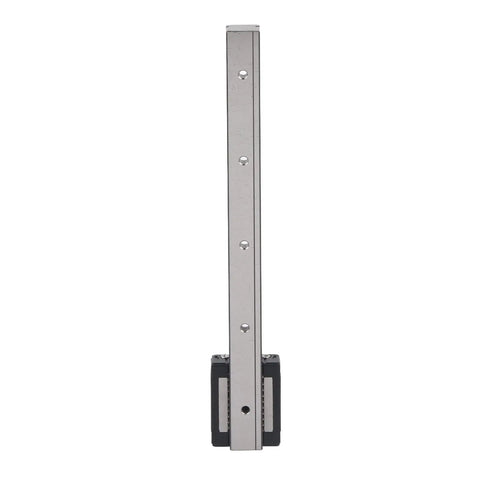 Compact Linear Rail System With 15mm Guideway for precision motion, 200mm length, steel construction, side view