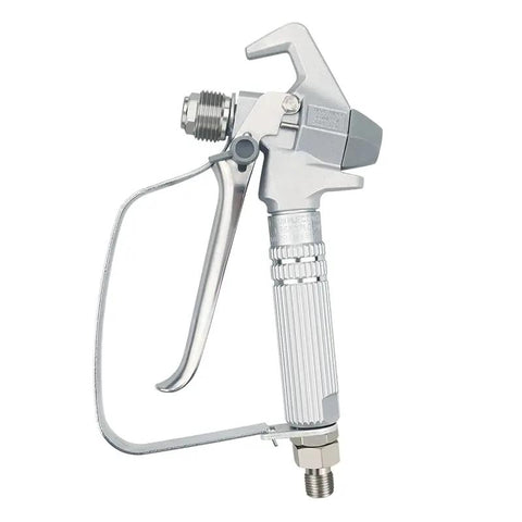 Heavy Duty Airless Paint Spray Gun Packing 3600 Psi With A Wide 517 Tip showing trigger and nozzle for smooth finishes.