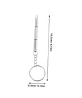 Metal eyeglass screwdriver keychain part of the Glasses Repair Kit Full Set With Screws Nose Pads Eyeglass Screwdriver And Ear Grips