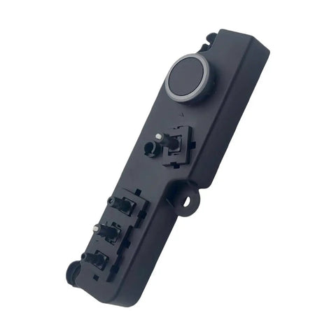 Smooth Operator Power Seat Control Switch With Button Cover Direct Fit For Tesla Model 3 And Model Y Front Passenger Side 2017 To 2022 No Sweat Swap Job, black plastic panel with buttons.
