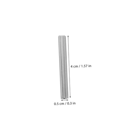 304 Stainless Steel Dowel Pin 4 cm length and 0.5 cm diameter, cylindrical fastening element for automotive and machinery applications