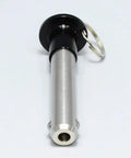 Badass Marine Grade Stainless Steel Ball Lock Quick Release Pin With Smooth Button Push Built As A Heavy Hitter For Precision Locating Indexing And Setup Work, 10mm shaft.