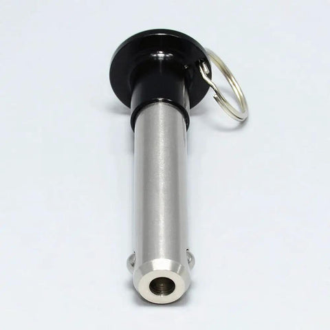 Badass Marine Grade Stainless Steel Ball Lock Quick Release Pin With Smooth Button Push Built As A Heavy Hitter For Precision Locating Indexing And Setup Work, 10mm shaft.