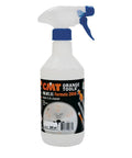 Straight Up Super Legit Woodworking Saw Blade Cleaner That Nukes Pitch Adhesive Residue And Gum Buildup Skip The Rinse Earth Safe Rust Guard 18 Fl Oz Formula in a spray bottle, 500 ml.