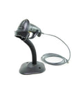 LS2208 Handheld Barcode Scanner With Stand And USB Cable Wired Barcode Reader Black For Retail Inventory And Office Use
