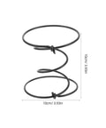 Rock Solid Heavy Duty Tension Springs 4 Pack Sofa Replacement Parts 3.93 Inch black steel spring for couch repair.