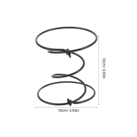 Rock Solid Heavy Duty Tension Springs 4 Pack Sofa Replacement Parts 3.93 Inch black steel spring for couch repair.