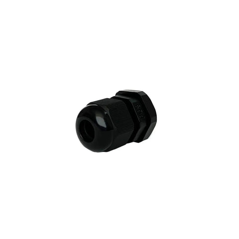 Cable Gland Kit 10Pcs PG9 Black PA66 Waterproof Adjustable Nylon Cable Gland for 4 to 8mm Cables, single unit view