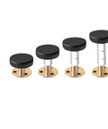 No Wobble Headboard Stopper Set For Adjustable Bed Frames And Furniture 10 Pcs Universal Threaded Stabilizers 28-105mm Range side view