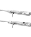 Top Tier Heavy Duty 10 Pack Stainless Steel Slide Bolt Latches For Securing French Doors Barn Sheds And Gates With No Sweat Install And Rock Solid Security Hold, two 17-inch latches.