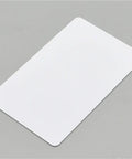 Top Shelf Two Hundred Thirty White Blank Pvc Cards Waterproof Inkjet Printable Id Business Size on a gray background.
