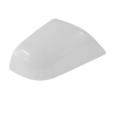 Knockout White Right Side Lower Mirror Cover Cap Fits Tesla Model 3 Years 2017 To 2021, OEM style, single piece design.