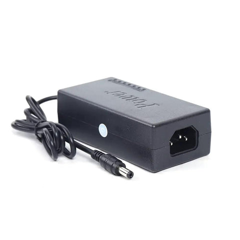 Heavy Duty Stainless Steel 100W Electric Belt Sander Featuring Variable 4500 To 9000 Rpm Settings power adapter with cable.