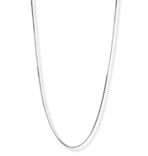 Delicate 0.7Mm 18 Inch Sterling Silver Box Chain Necklace With 925 Stamp Made In Italy Lobster Clasp Lightweight Must Have Go To Jewelry