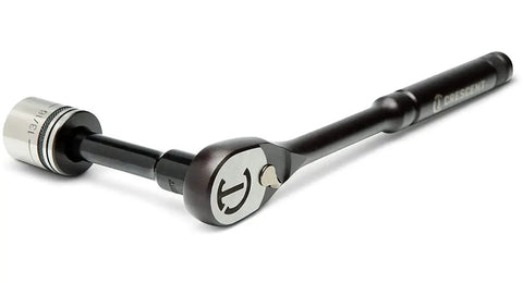 Ratchet wrench from 20 Piece X10 3 8 Inch Drive 6 Point Mechanics Tool Set For SAE And Metric With Crestoloy Alloy Steel