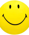 Smiley Face Night Light For Kids USB Rechargeable Portable Nursery Lamp, 23 cm, cozy glow with warm yellow modes, front view