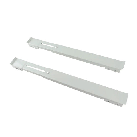 Heavy Duty Appliance Rollers With 12 Smooth Wheels And Brakes For Moving Heavy Washing Machines Or Fridges, Adjustable metal supports in white.
