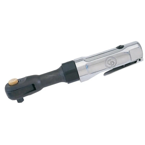 Half Inch Air Ratchet Wrench With Aluminum Housing, 150 RPM, 13-70 Nm Torque, pro grade pneumatic tool viewed from side