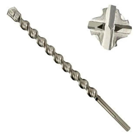 1 Inch SDS-Max Drill Bit, 31 Inch Flute, 36 Inch Overall Length, 4C Carbide, Heavy Duty Hammer Drill Bit For Concrete And Masonry