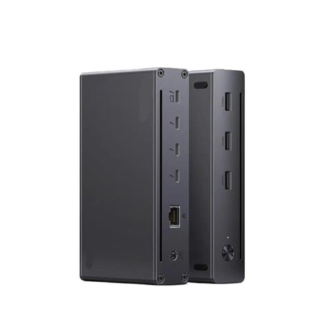 Premium Rock Solid 8 In 1 Docking Station With Thunderbolt 4 And USB 3.2 Gen2 Hella Fast 40Gbps ports and hub design.