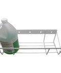 Heavy Duty Wall Mount Jug Storage Rack for 1 Gallon Jugs Wire Organizer for Soap Detergent and Hand Sanitizer Holders Space Saving Liquid Storage