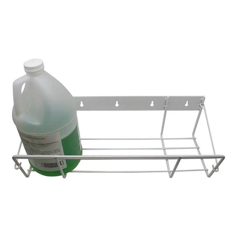 Heavy Duty Wall Mount Jug Storage Rack for 1 Gallon Jugs Wire Organizer for Soap Detergent and Hand Sanitizer Holders Space Saving Liquid Storage