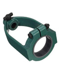 Straight Up Premium Bench Drill Adapter Converts Round Chuck To Accurate Square Mortise Cuts Gotta Love This Heavy Duty Cast Iron Mortiser Conversion Kit For Pro Shop Builders, showing green cast iron adapter.