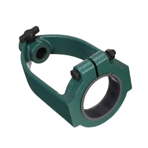 Straight Up Premium Bench Drill Adapter Converts Round Chuck To Accurate Square Mortise Cuts Gotta Love This Heavy Duty Cast Iron Mortiser Conversion Kit For Pro Shop Builders, showing green cast iron adapter.