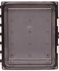 Rugged Polycarbonate Enclosure With Hinged Locking Clear Cover 8 By 6 By 4 Inches, Weatherproof Nonmetallic Panel Box