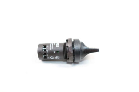 3-Position Selector Switch Single Unit, 300 V AC Panel Mount Rotary Control, durable metal housing side view