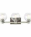 Harmony 24.5 Inch Three Light Vanity Light with Clear Glass Shades in Olde Bronze Finish for Bathroom Vanity Lighting