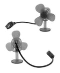 5W USB Mini Portable Wind Power Generator Charger For Camping And Hiking with visible black USB cable and small fan blades
