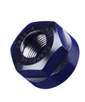 Rock Solid Steel Chuck Collet Nut With M14x0.75 Thread Fits Er11 Er16 Er20 Er25 Er32 Collets Heavy Duty Clamping Lock showcasing blue ER20 nut with internal threading.