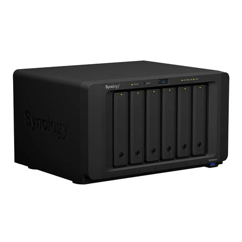 Top Shelf Nas Server With Intel Xeon 2.2Ghz Processor And 32Gb Ram Featuring 6Tb Ssd Storage Plus 1Tb Nvme Cache And 10Gbe Network Port For Quick Business File Backup With Killer Workhorse Reliability, six drive bays.