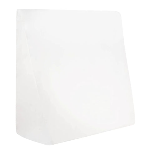 Standard No Worries Zip Wedge Pillow Cover made with a comfy cotton polyester blend for 26x25x25x10 wedge pillows.