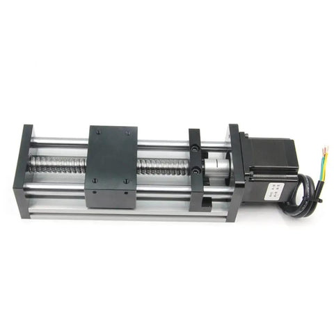 100mm Dope Dual Axis Ballscrew SFU1605 With NEMA23 Stepper Motor for CNC Router and 3D Printer in metal casing