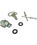 Racing Fasteners Quick Release D Ring One Fourth Turn Race Fairing Rivet 17mm for pit and dirt bikes shown with components