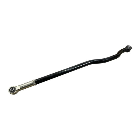 Beefed Up Heavy Duty Adjustable Rear Track Bar For 2018 2019 2020 2021 Jeep Wrangler JL JLU Two To Four And A Half Inch Lift Forged HD Suspension Upgrade Zinc Plated Powder Coated For Axle Alignment, black with bushings