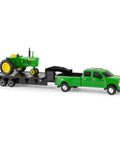 1/64 Scale 4020 Tractor With Ford F350 Truck And Gooseneck Trailer Die-Cast Set for Kids and Collectors