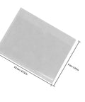 Self Adhesive PVC Card Sleeves With Label Pouches For Easy Classification And Fingerprint Protection Built To Handle Heavy Duty Workload For Warehouse Workhorse Shipping Boxes And Card Organization 12 x 9 cm transparent sleeve