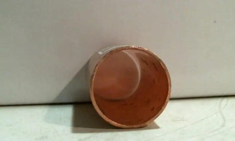 Heavy Duty Three Quarter Inch Trade Size Repair Coupling For Electrical Conduit Metal Pipe Connector showing interior view of connector.