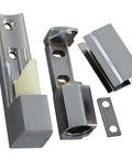 Edgemount Lift Off Hinge Series 215 HNG Polished Chrome 4-5/16 Inch Length 1-1/8 Inch Width, parts displayed