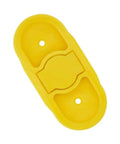 BSTiltion Magnetic Stud Finder for Wall Mounting Projects, yellow plastic attachment with holes for easy mounting.