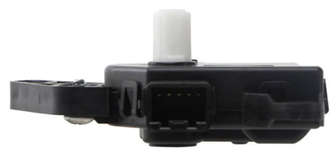 Top Notch Left HVAC Blend Door Actuator For 2015-2019 Kia Soul, side view showing connector and white actuator shaft.