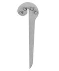Compact Center Gauge Woodworking Ruler Made Of Stainless Steel For Precise Metal Machining And Angle Marking, 150mm Arm Length.