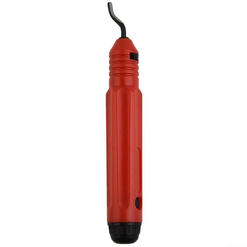 Pro Grade Deburring Hand Tool For Pipes And Sheet Metal With Wear Resistant HSS Blade And Comfortable Grip Includes 10 Replacement Blades